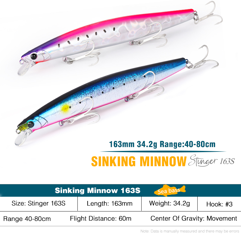 Fishing Lure Buzzbait - TSURINOYA 163S Umpan Pancing Laut Minnow