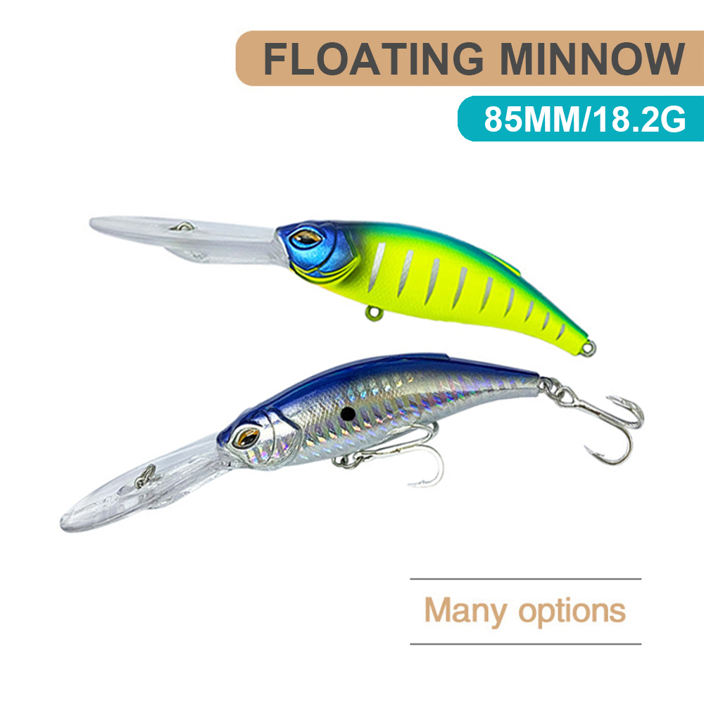 Fishing Lure Jerkbait - 8.5Cm 18.2G Umpan Pancing Mengambang Ikan