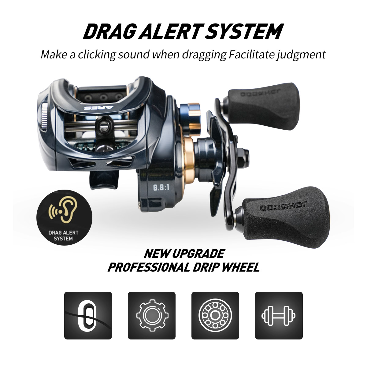 Gulungan pancing Baitcasting 1 - Abu Garcia Reel Max ulasan dan harga