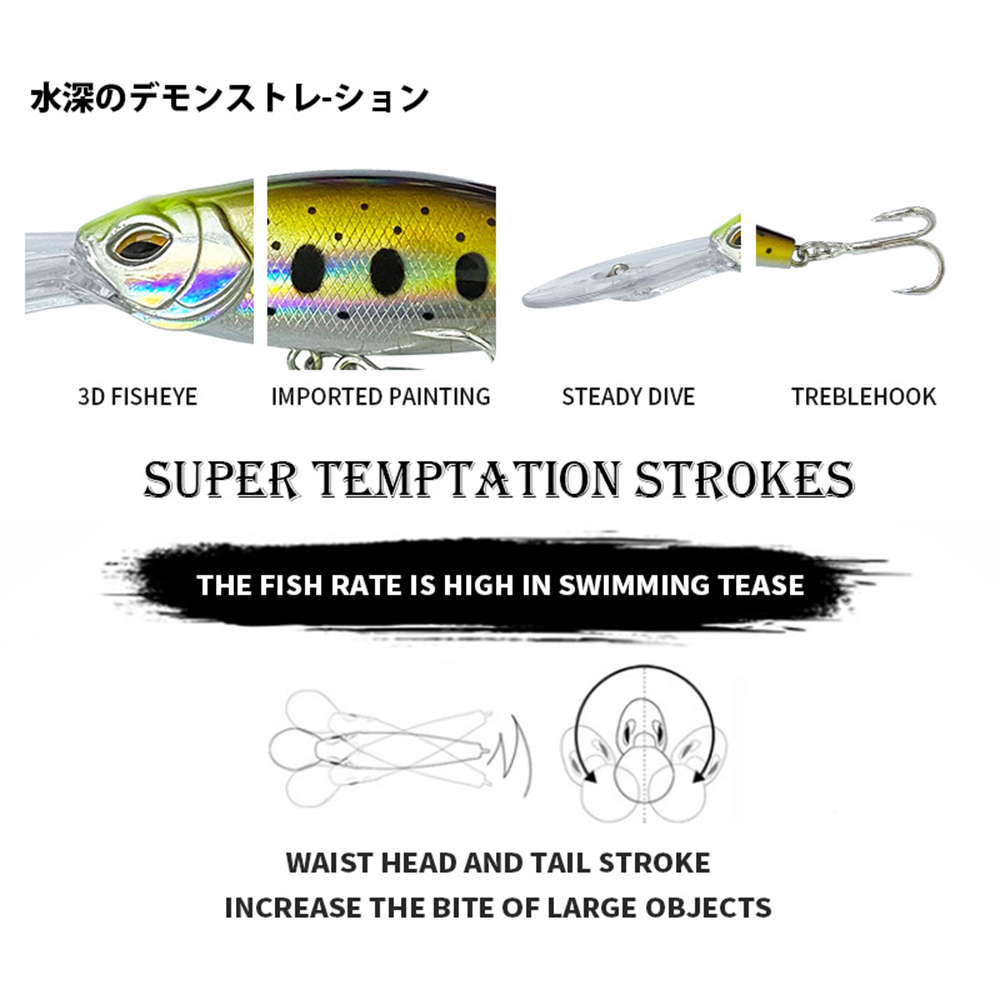 8.5Cm 18.2G Umpan Pancing Meng - Fishing Lure Jerkbait ulasan dan harga